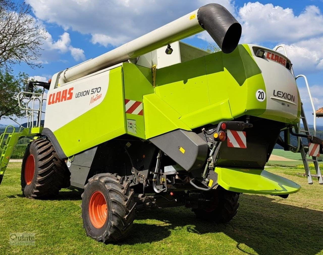 Mähdrescher Türe ait CLAAS Lexion 570 Montana, Gebrauchtmaschine içinde Lichtenau-Kleinenberg (resim 4)