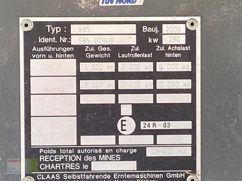 Mähdrescher типа CLAAS LEXION 570 TT ALLRAD, Gebrauchtmaschine в Vohburg (Фотография 15)