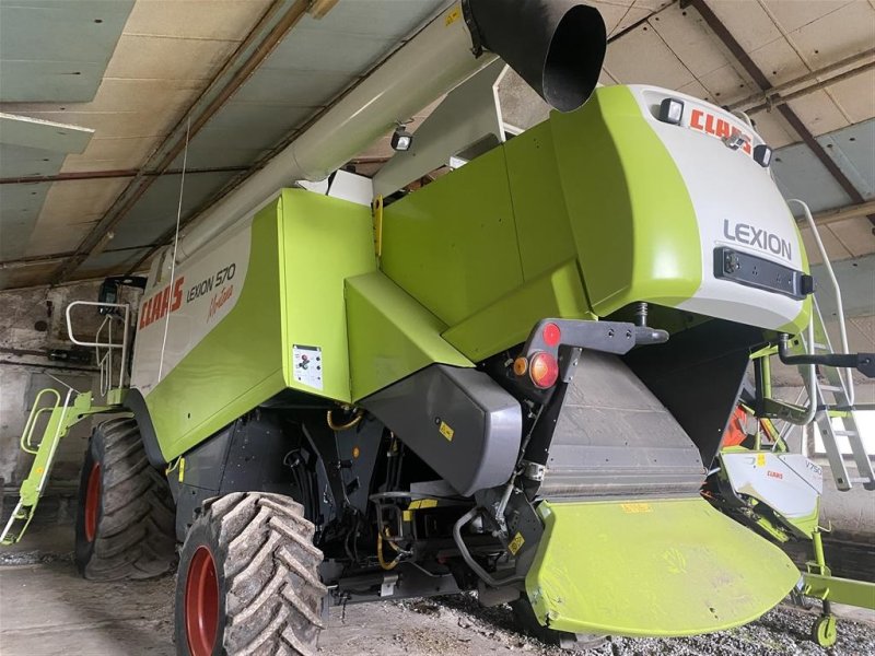 Mähdrescher Türe ait CLAAS LEXION 570 Utrolig velholdt. Kun høstet 2.192 timer, Gebrauchtmaschine içinde øster ulslev (resim 1)