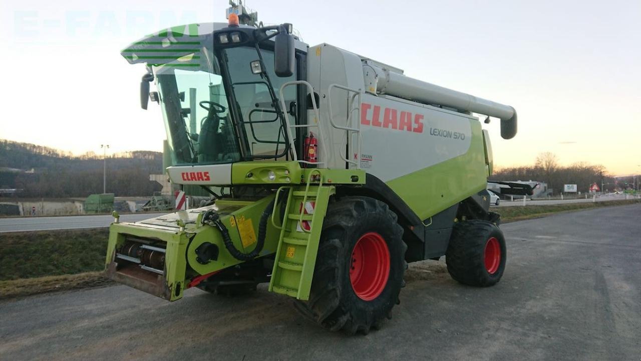 Mähdrescher des Typs CLAAS lexion 570, Gebrauchtmaschine in ILZ (Bild 1)