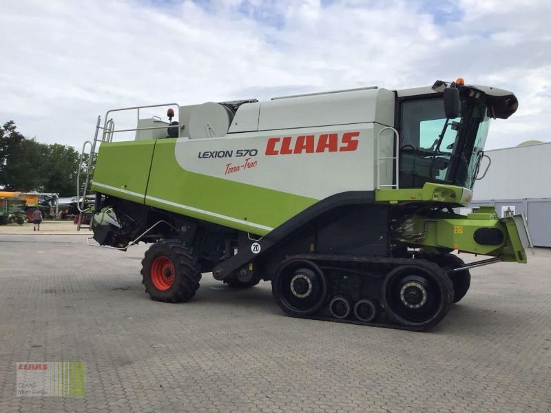 Mähdrescher typu CLAAS LEXION 570TT MIT V750+TW, Gebrauchtmaschine w Vohburg (Zdjęcie 2)