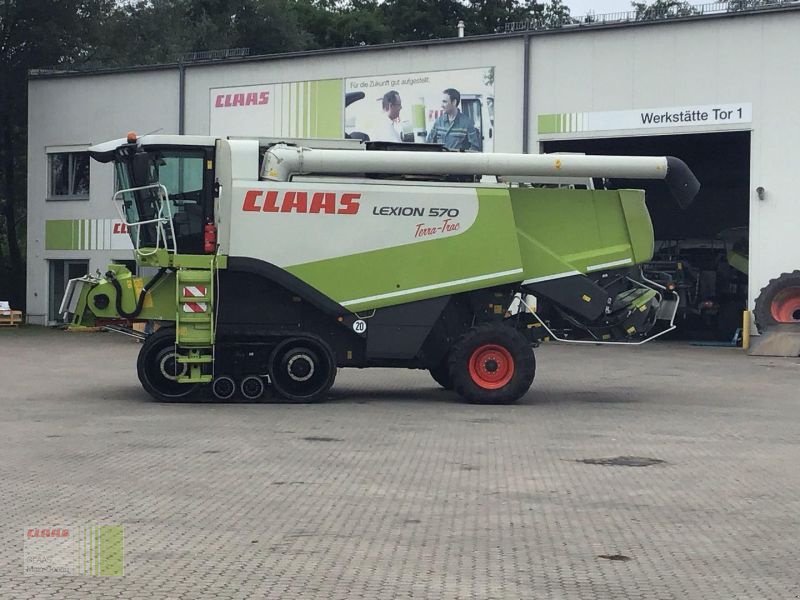 Mähdrescher typu CLAAS LEXION 570TT MIT V750+TW, Gebrauchtmaschine v Vohburg (Obrázok 1)