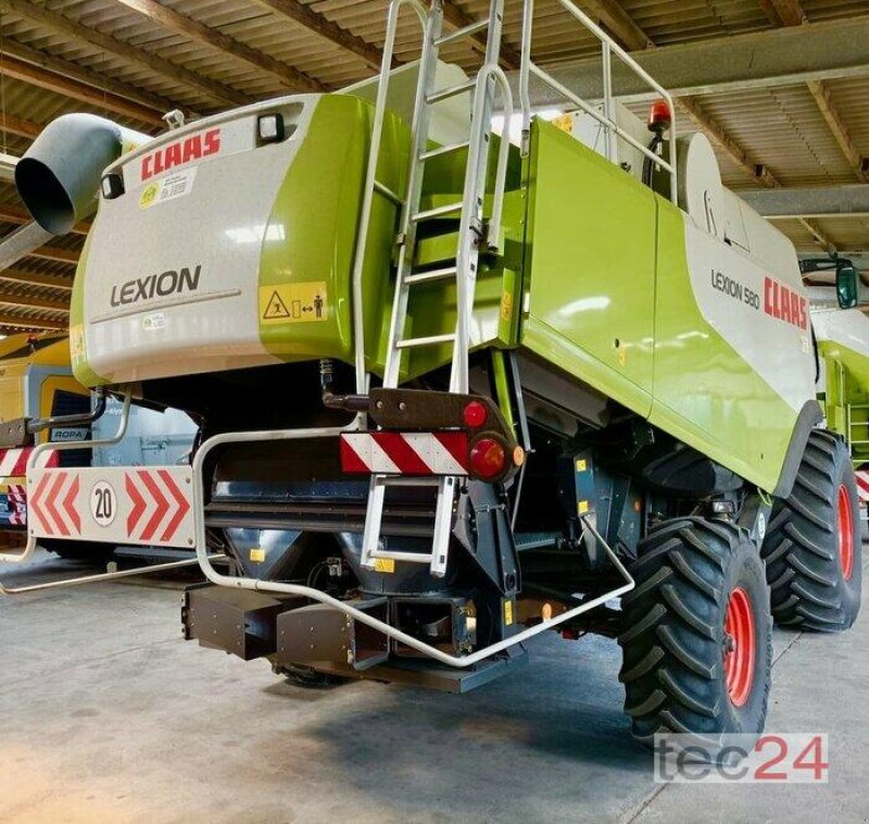 Mähdrescher Türe ait CLAAS lexion 580 mit Varioschneidwerk, Gebrauchtmaschine içinde Östringen (resim 7)