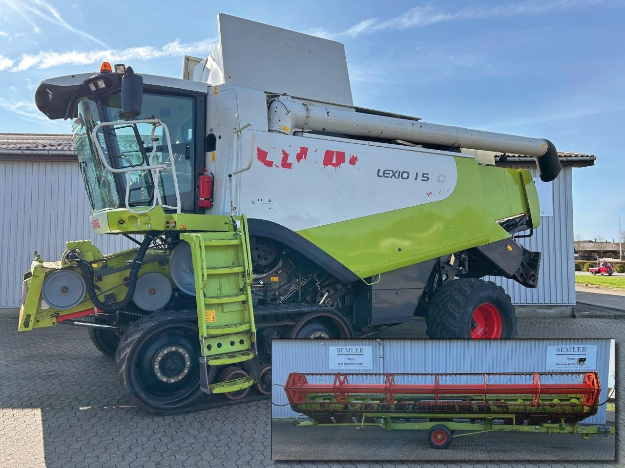 Mähdrescher des Typs CLAAS LEXION 580 TT, Gebrauchtmaschine in Bramming (Bild 1)