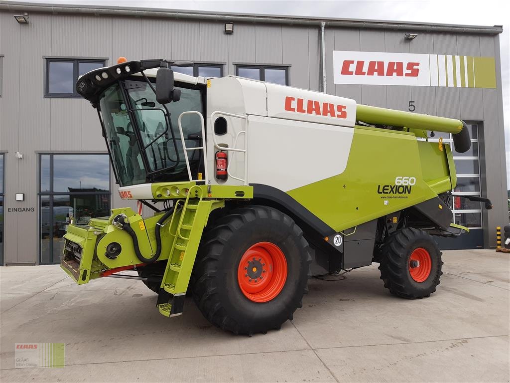 Mähdrescher des Typs CLAAS Lexion 660, Gebrauchtmaschine in Wassertrüdingen (Bild 1)