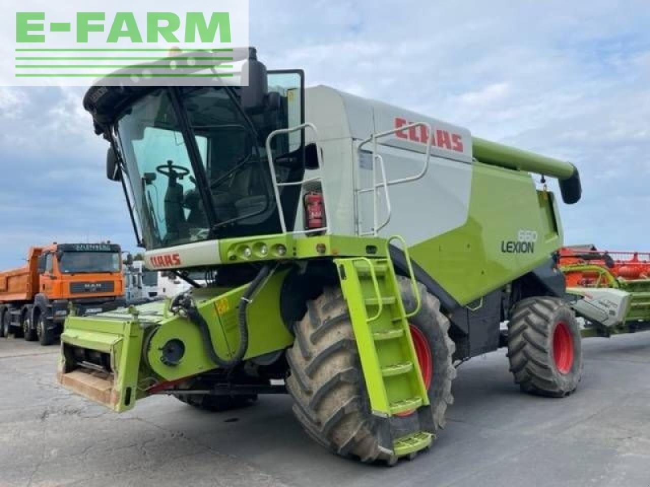 Mähdrescher del tipo CLAAS lexion 660, Gebrauchtmaschine en G?ÓWCZYCE (Imagen 10)