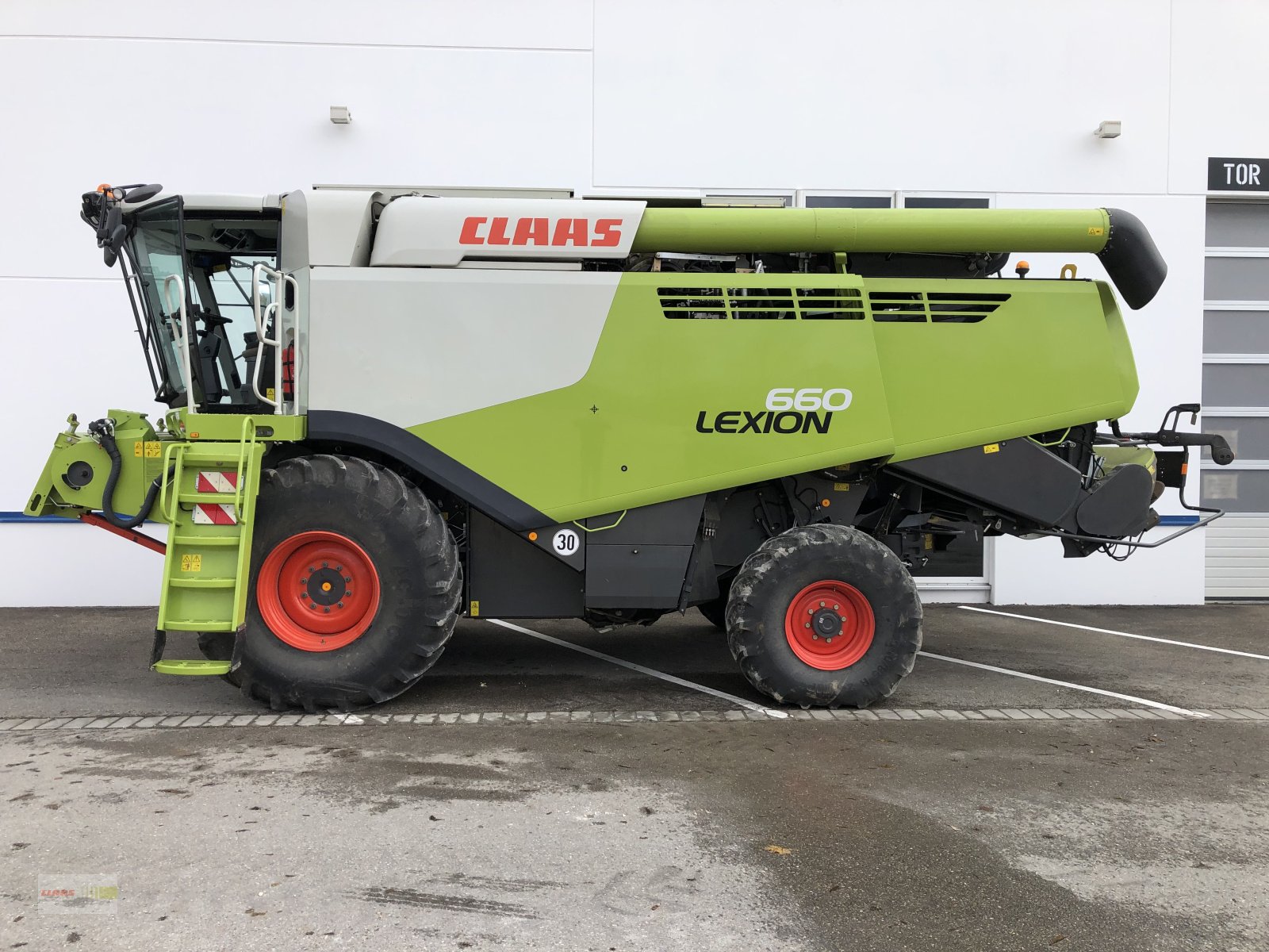 Mähdrescher Türe ait CLAAS Lexion 660, Gebrauchtmaschine içinde Langenau (resim 1)