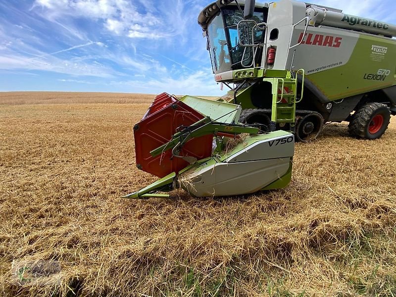 Mähdrescher typu CLAAS Lexion 670 Terra Trac mit V 750, Gebrauchtmaschine v Rittersdorf (Obrázek 8)