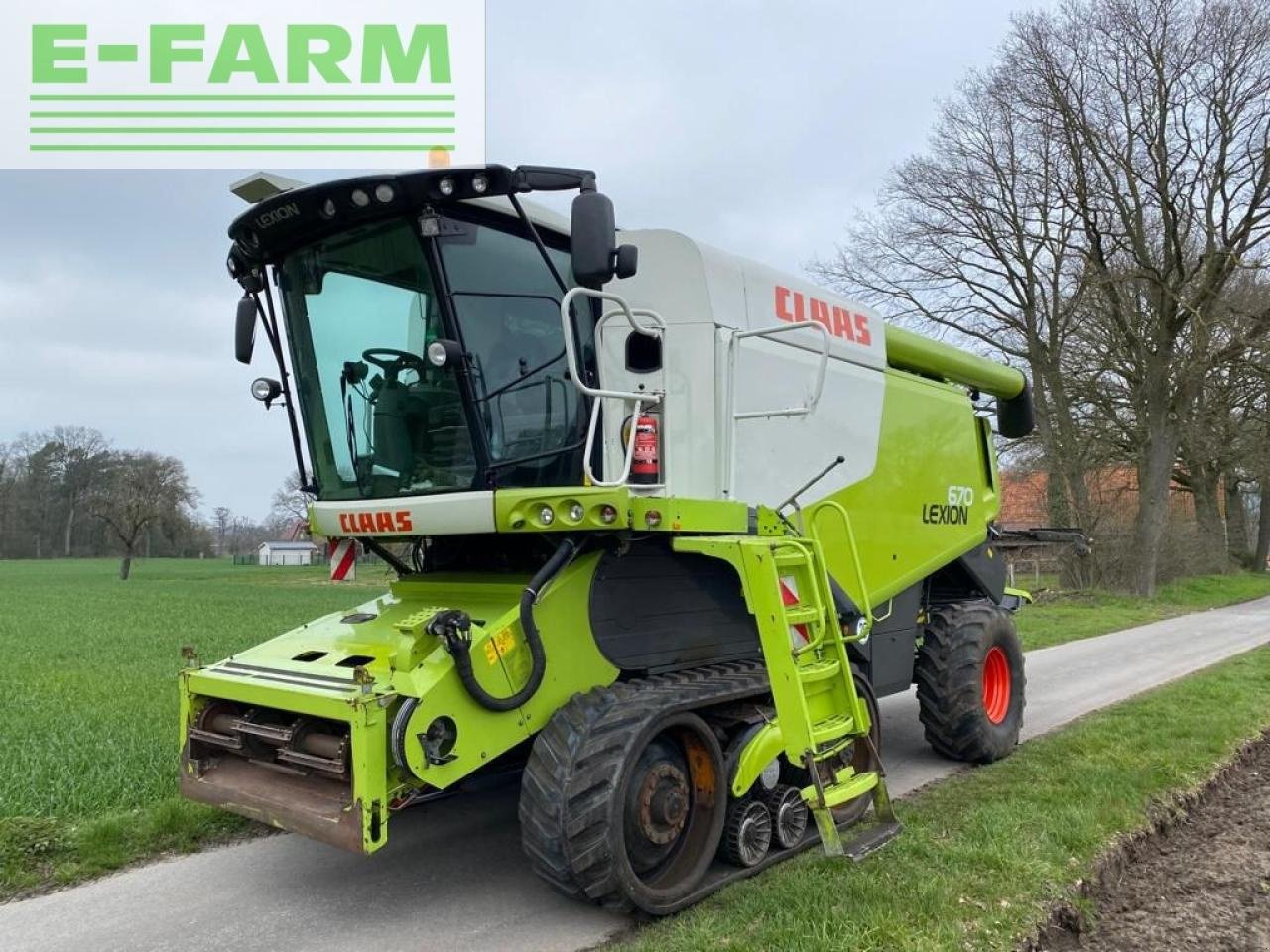 Mähdrescher typu CLAAS Lexion 670 TT Allrad, Gebrauchtmaschine w Hamburg (Zdjęcie 3)