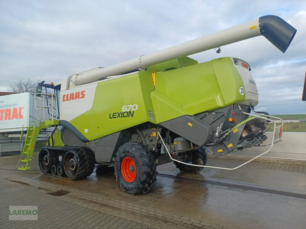 Mähdrescher tip CLAAS Lexion 670 TT Terratrac V 900, Gebrauchtmaschine in Langenwetzendorf (Poză 2)