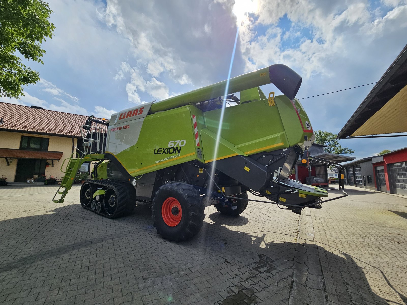 Mähdrescher del tipo CLAAS Lexion 670 TT, Gebrauchtmaschine en Senden (Imagen 5)