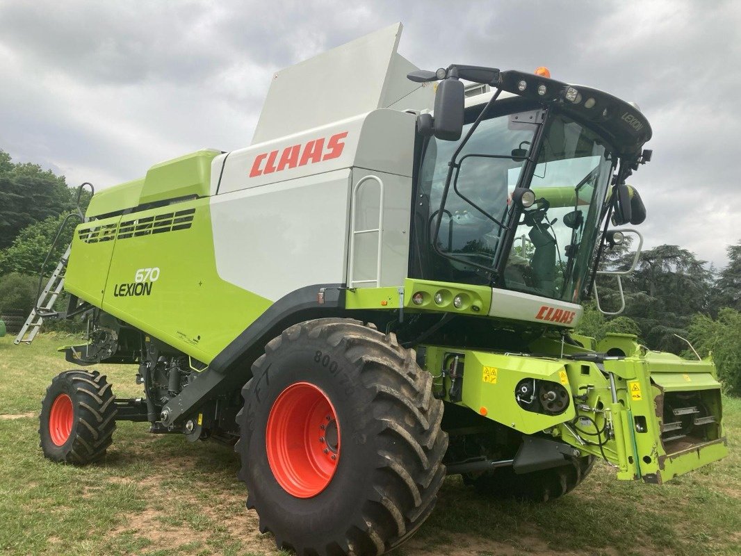 Mähdrescher typu CLAAS Lexion 670 Vollmontana 3,49 m Allrad, Gebrauchtmaschine v Schutterzell (Obrázek 7)