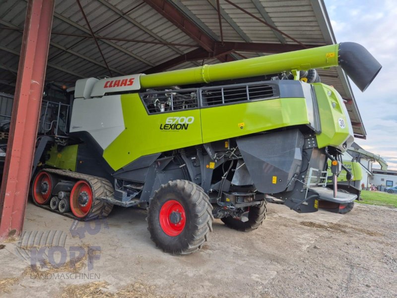 Mähdrescher des Typs CLAAS Lexion 6700 TT V-Kanal Allrad, Gebrauchtmaschine in Schutterzell (Bild 1)