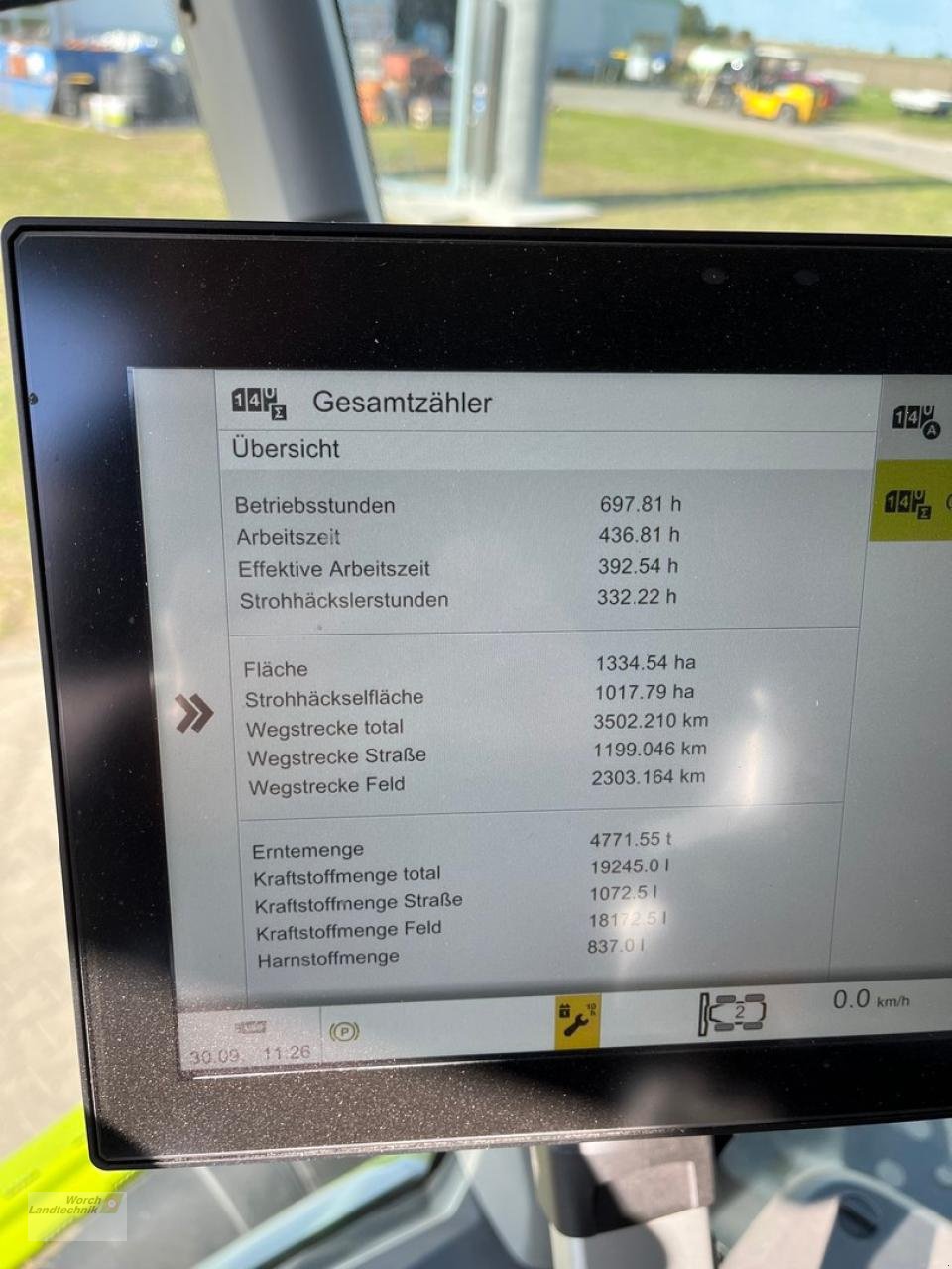 Mähdrescher des Typs CLAAS Lexion 6700, Gebrauchtmaschine in Schora (Bild 11)