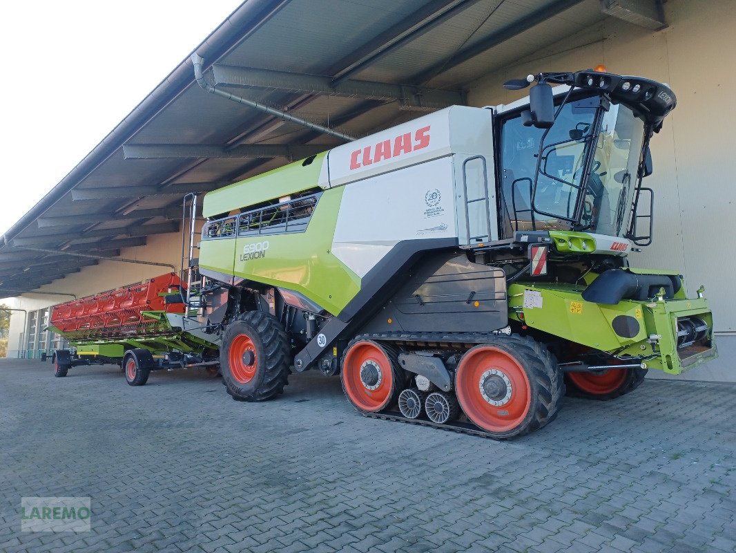 Mähdrescher от тип CLAAS Lexion 6900 TT Terratrac + V 930, Gebrauchtmaschine в Langenwetzendorf (Снимка 1)