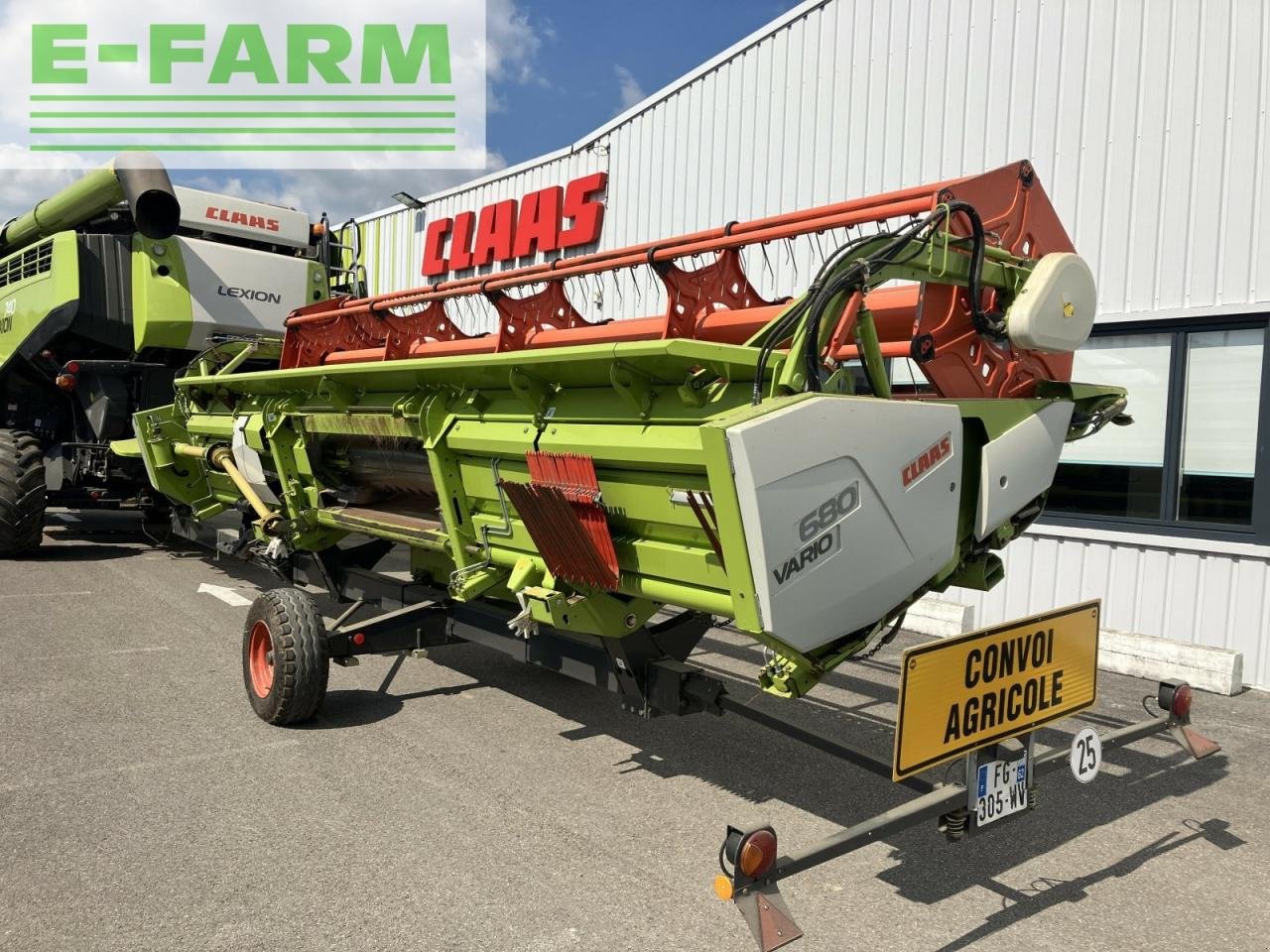 Mähdrescher Türe ait CLAAS lexion 740 t4f location, Gebrauchtmaschine içinde BLENDECQUES (resim 4)