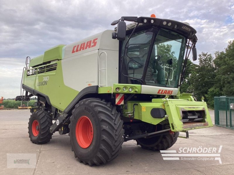 Mähdrescher typu CLAAS LEXION 740 + V770 SCHNEIDWERK, Gebrauchtmaschine w Langenweddingen (Zdjęcie 1)