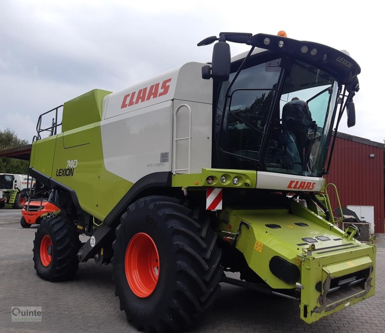 Mähdrescher a típus CLAAS Lexion 740, Gebrauchtmaschine ekkor: Lichtenau-Kleinenberg (Kép 1)