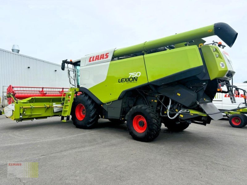 Mähdrescher of the type CLAAS LEXION 750 mit SW VARIO 750 AC u. SW-Wagen, nur 1., Gebrauchtmaschine in Molbergen (Picture 3)