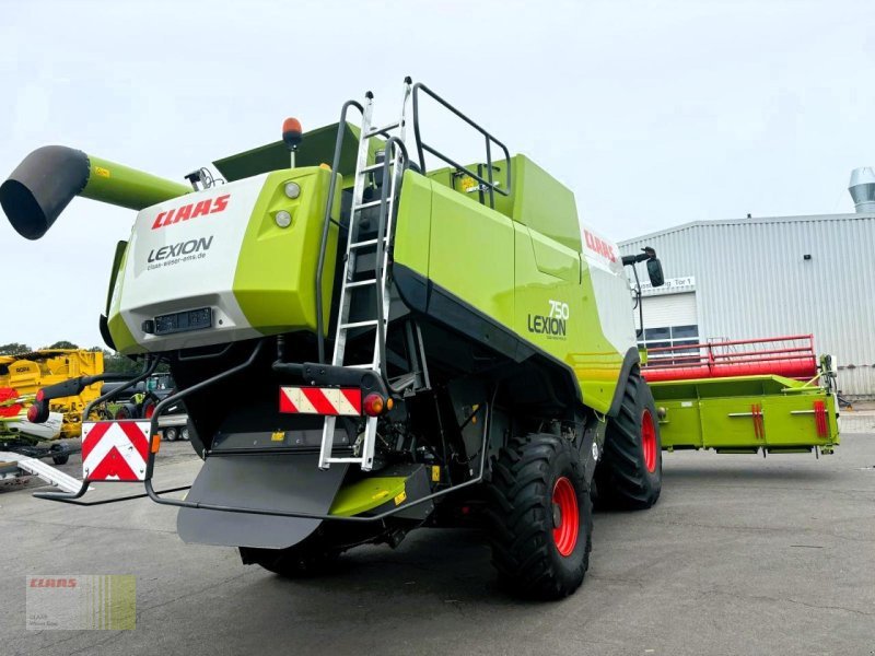 Mähdrescher от тип CLAAS LEXION 750 mit SW VARIO 750 AC u. SW-Wagen, nur 1., Gebrauchtmaschine в Molbergen (Снимка 5)