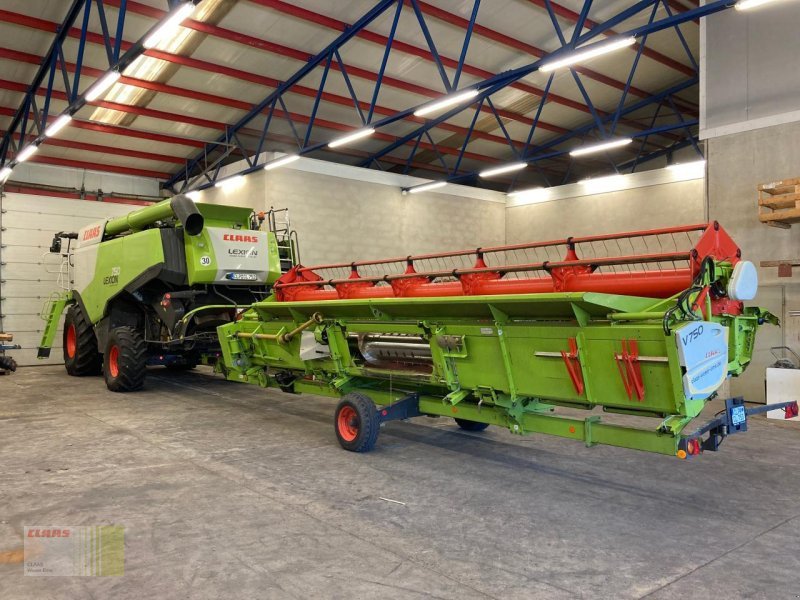 Mähdrescher typu CLAAS LEXION 750 mit SW VARIO 750 AC u. SW-Wagen, nur 1., Gebrauchtmaschine w Molbergen (Zdjęcie 8)