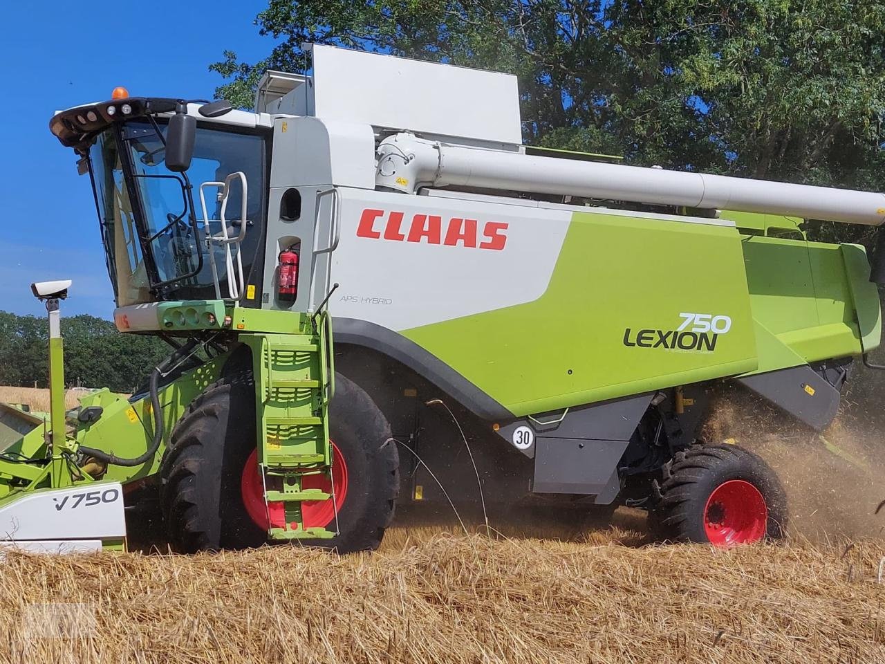 Mähdrescher Türe ait CLAAS Lexion 750 Montana 4WD, Gebrauchtmaschine içinde Pragsdorf (resim 5)