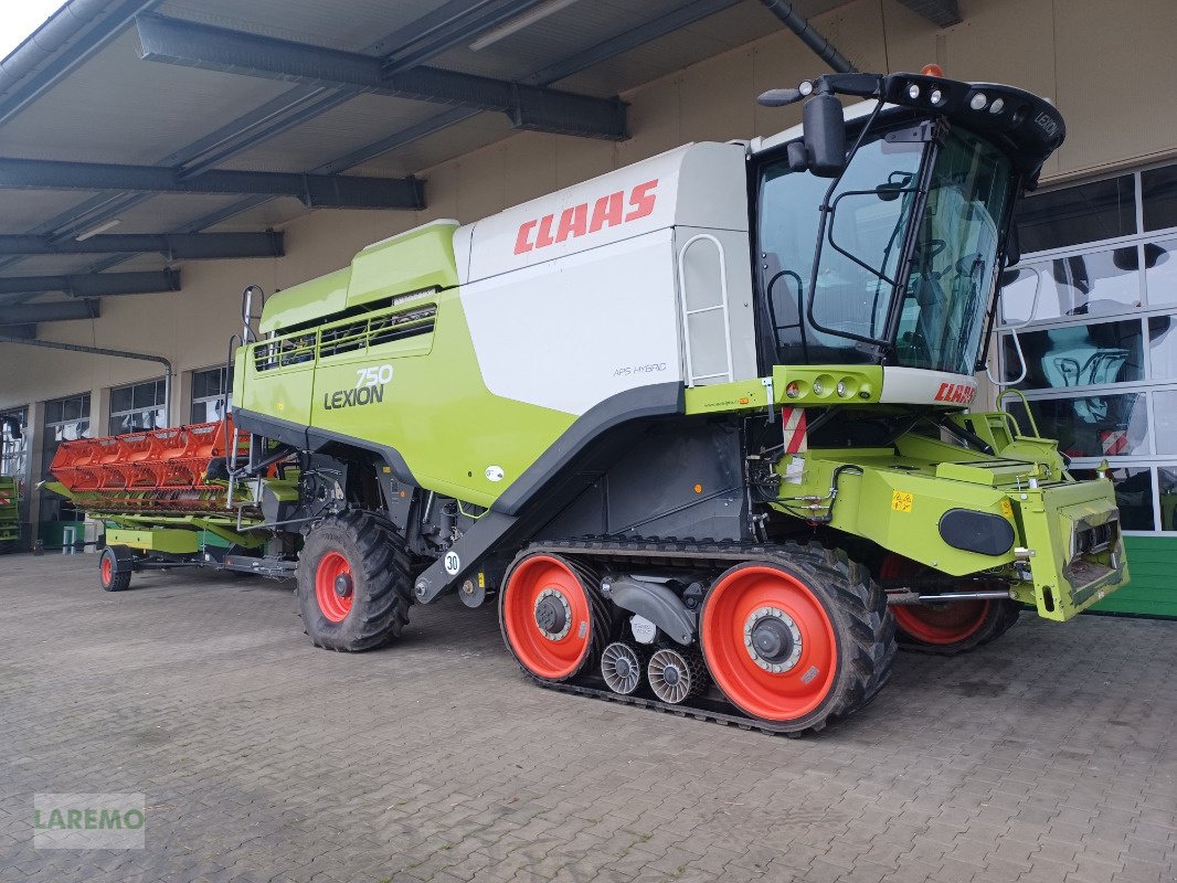 Mähdrescher typu CLAAS LEXION 750 TT TerraTrac + V 770, Gebrauchtmaschine w Langenwetzendorf (Zdjęcie 1)