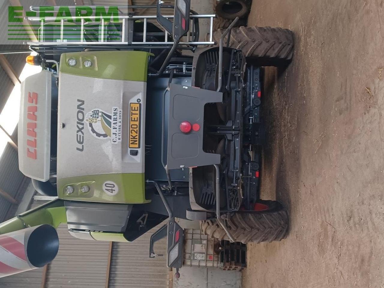 Mähdrescher of the type CLAAS LEXION 7500 TT, Gebrauchtmaschine in ALNWICK (Picture 14)