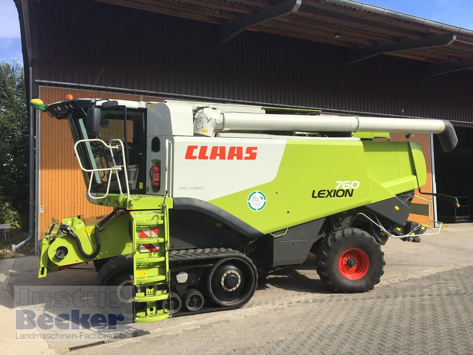 Mähdrescher Türe ait CLAAS Lexion 760 TT - 170 cm Chassis, Gebrauchtmaschine içinde Weimar-Niederwalgern (resim 1)