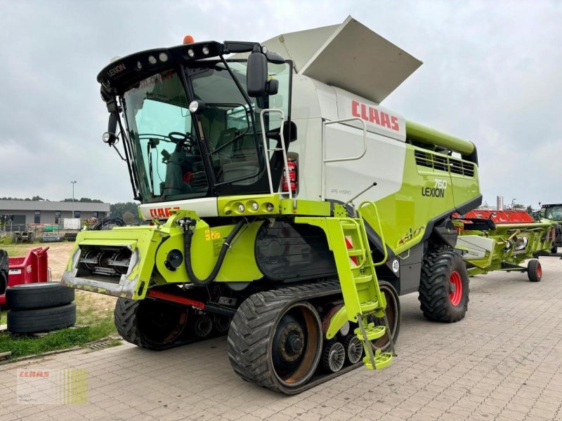 Mähdrescher Türe ait CLAAS LEXION 760 TT TERRA TRAC, Allrad, SW VARIO 750 AC,, Gebrauchtmaschine içinde Ankum (resim 2)