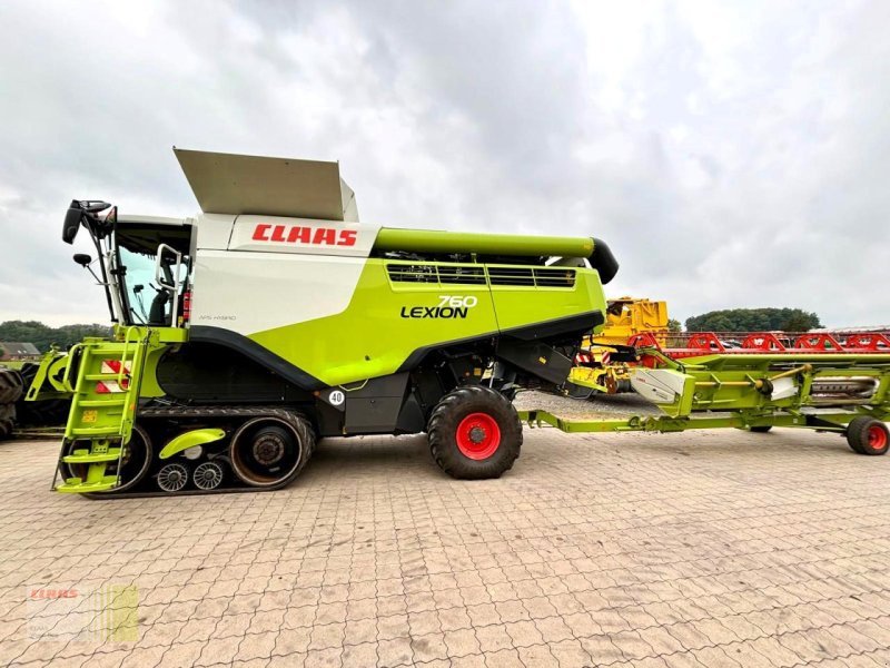 Mähdrescher van het type CLAAS LEXION 760 TT TERRA TRAC, Allrad, SW VARIO 750 AC,, Gebrauchtmaschine in Ankum (Foto 3)