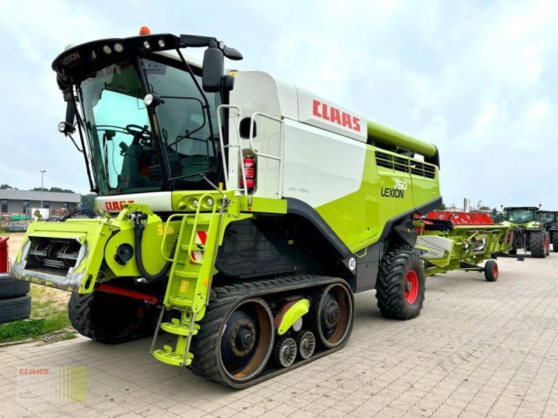 Mähdrescher Türe ait CLAAS LEXION 760 TT TERRA TRAC, Allrad, SW VARIO 750 AC,, Gebrauchtmaschine içinde Ankum (resim 1)