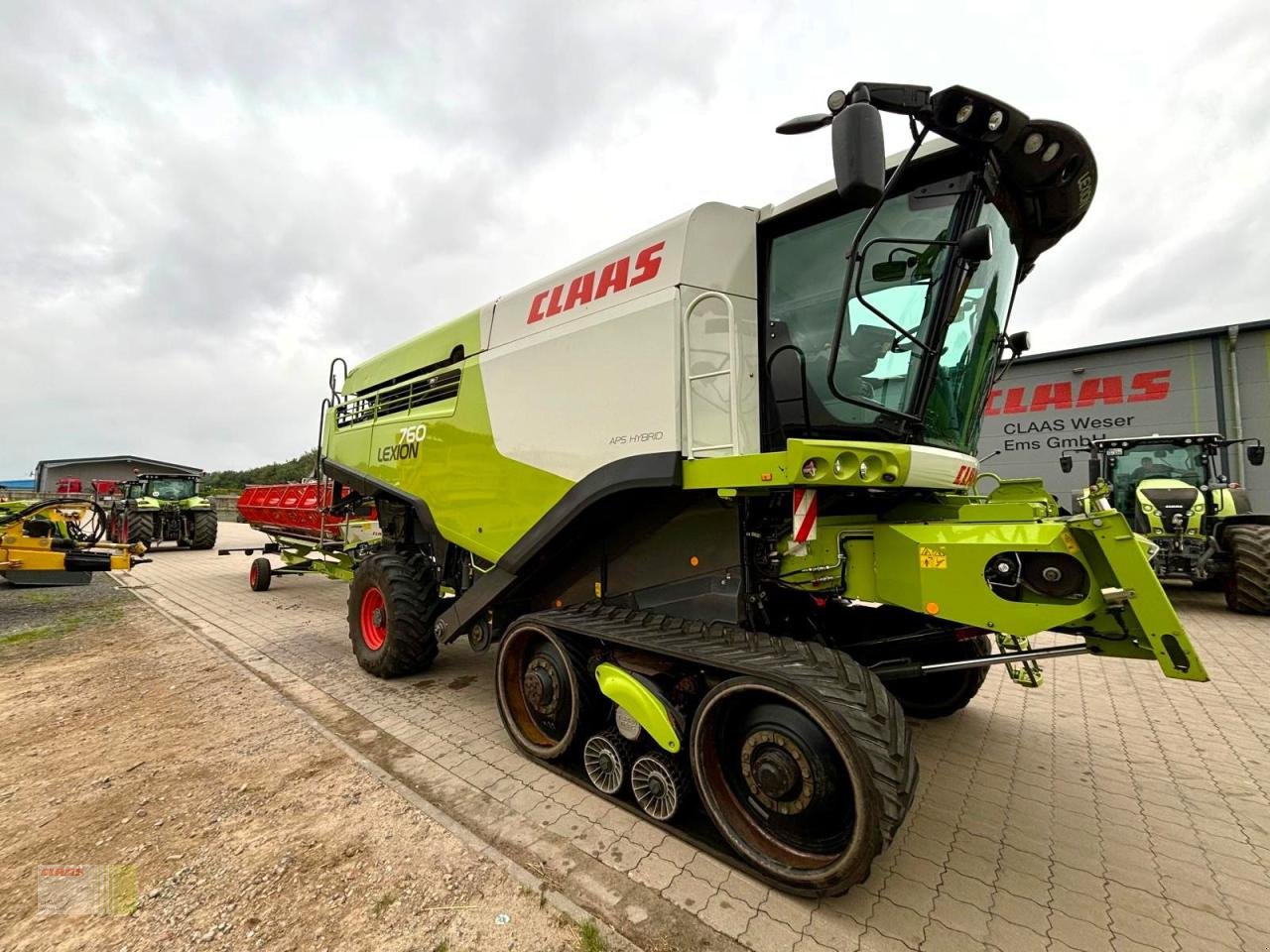 Mähdrescher van het type CLAAS LEXION 760 TT TERRA TRAC, Allrad, SW VARIO 750 AC, SW-Wagen, Quantimeter, 40 km/h, Gebrauchtmaschine in Ankum (Foto 8)