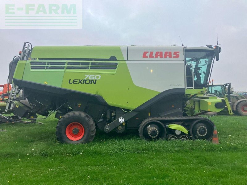 Mähdrescher del tipo CLAAS LEXION 760 TT, Gebrauchtmaschine en WILBERFOSS, YORK (Imagen 1)