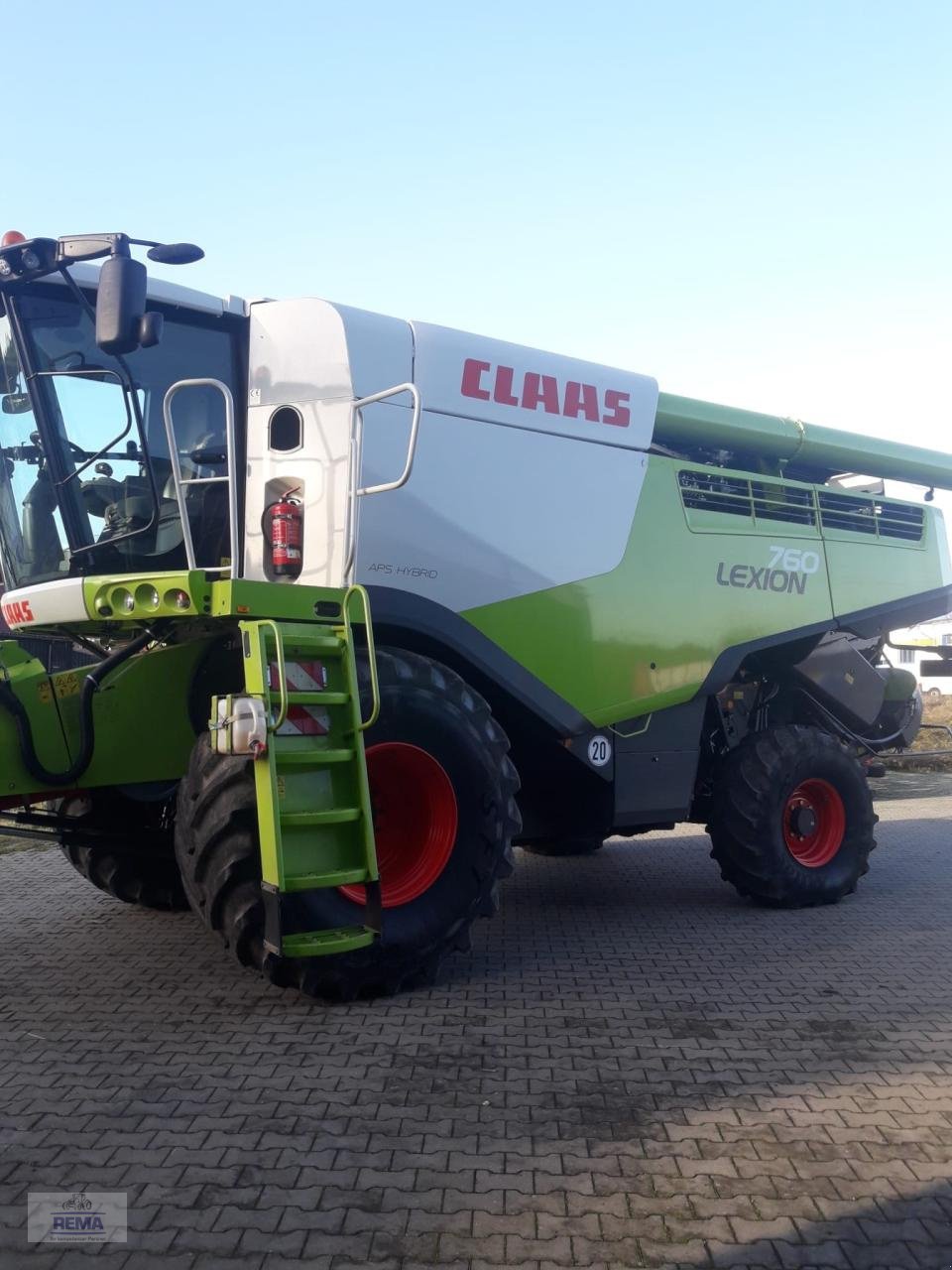 Mähdrescher Türe ait CLAAS Lexion 760, Gebrauchtmaschine içinde Belzig-Schwanebeck (resim 2)