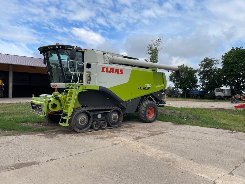 Mähdrescher des Typs CLAAS Lexion 760, Gebrauchtmaschine in Ebeleben (Bild 1)