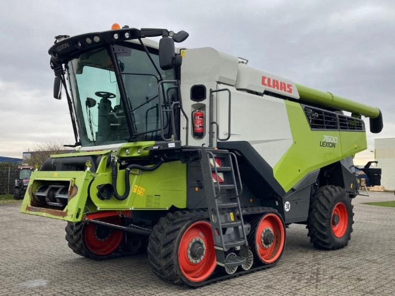 Mähdrescher des Typs CLAAS LEXION 7600 TERRA TRAC, Gebrauchtmaschine in Hockenheim (Bild 1)