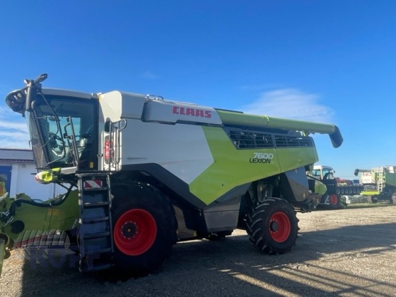 Mähdrescher a típus CLAAS Lexion 7600 V Kanal Cemos, Raupenlaufwerk, Gebrauchtmaschine ekkor: Schutterzell (Kép 4)