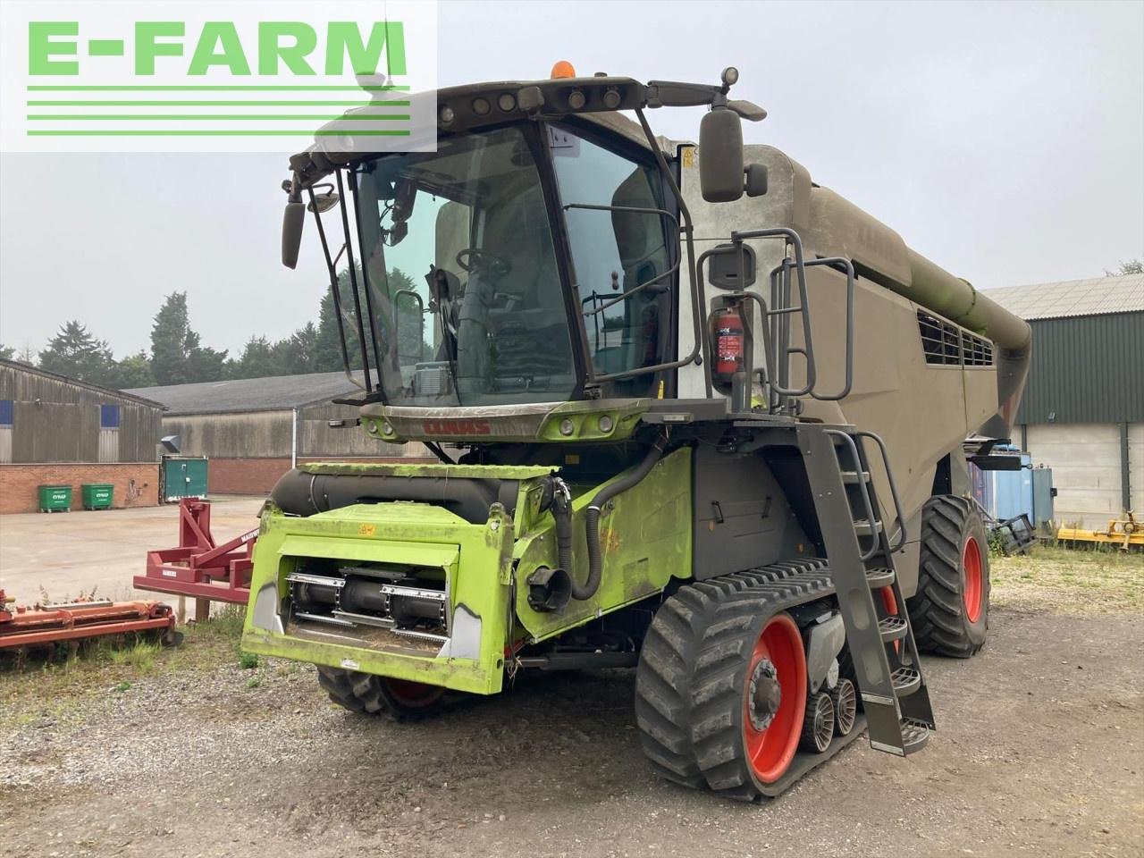 Mähdrescher del tipo CLAAS LEXION 7700 TERRA TRAC, Gebrauchtmaschine en WILBERFOSS, YORK (Imagen 1)