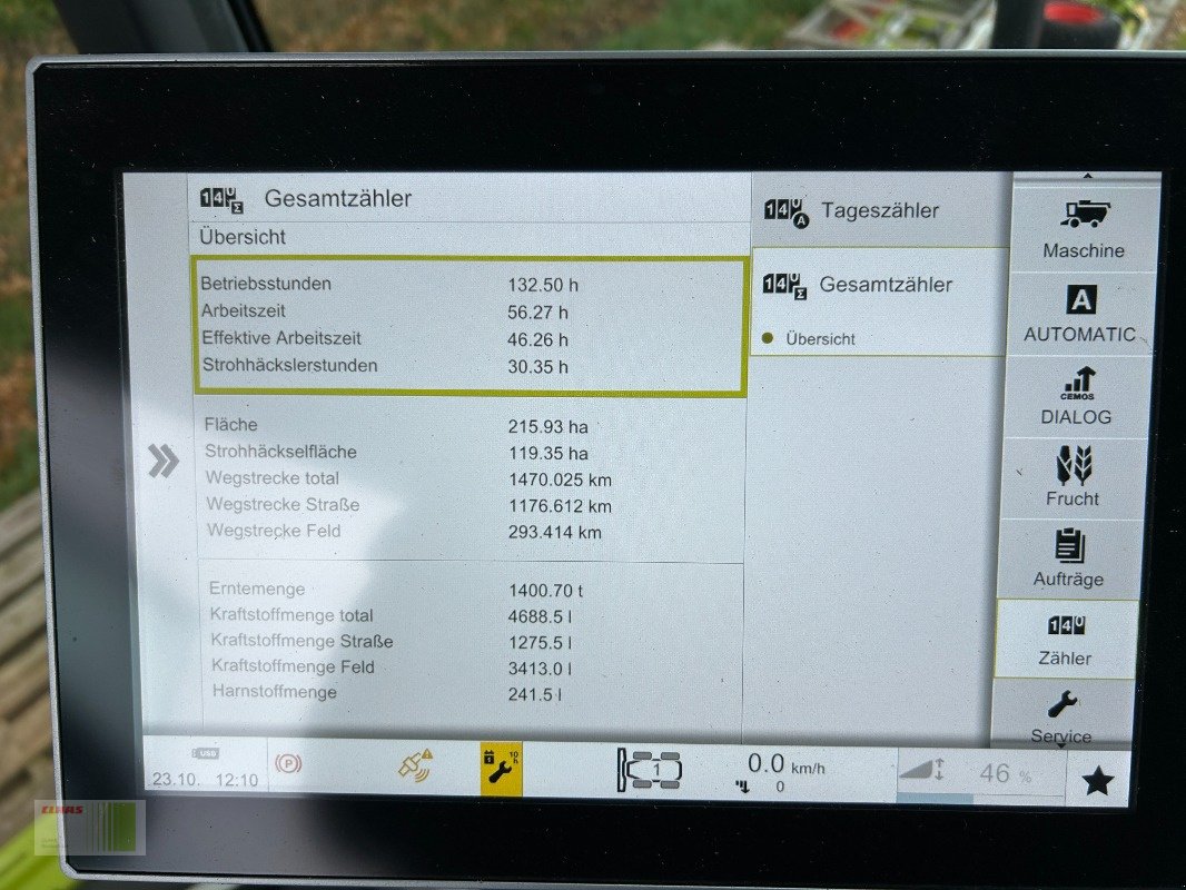 Mähdrescher des Typs CLAAS Lexion 7700 TT + Vario 1080; Vorführmaschine!, Gebrauchtmaschine in Weddingstedt (Bild 4)