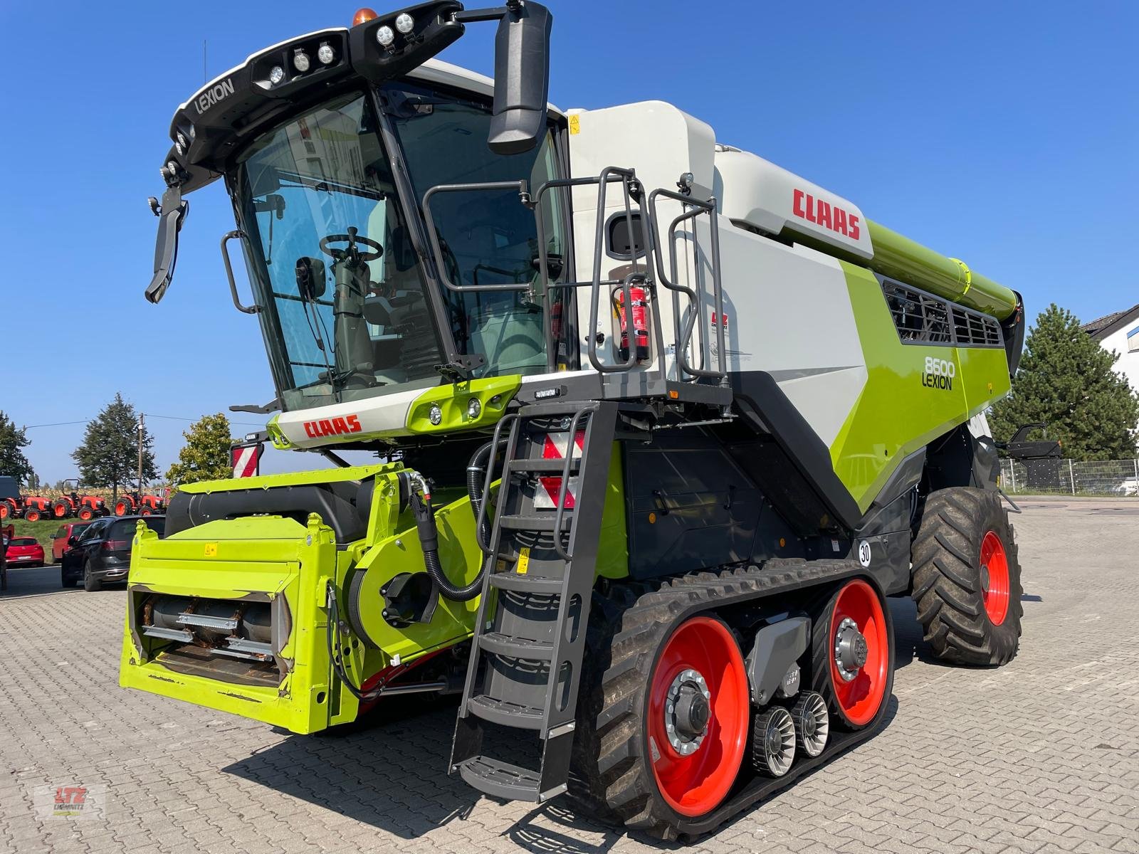 Mähdrescher Türe ait CLAAS Lexion 8600 TT, Gebrauchtmaschine içinde Hartmannsdorf (resim 8)