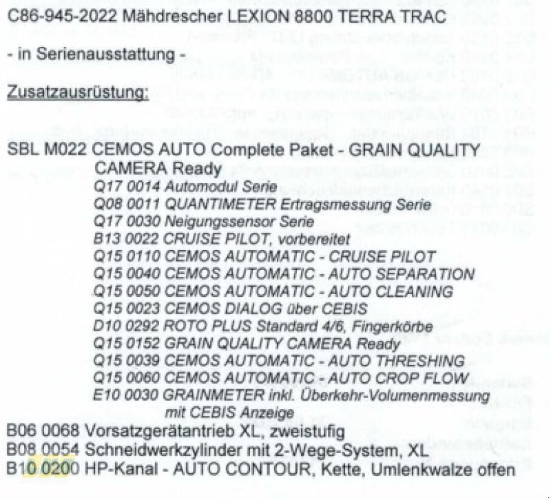 Mähdrescher του τύπου CLAAS Lexion 8800TT, Gebrauchtmaschine σε Schenkenberg (Φωτογραφία 4)