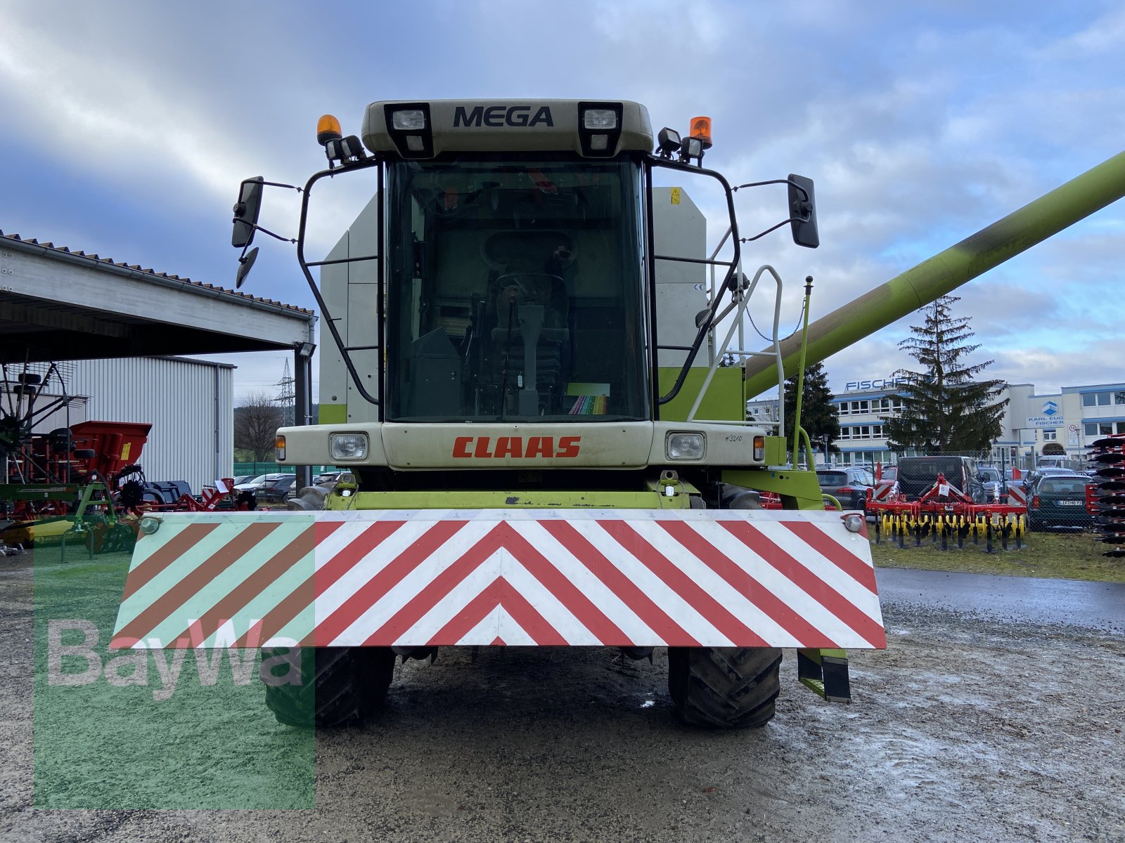 Mähdrescher des Typs CLAAS Mega 360 mit Schneidwerk 4,50m u.Rapsvorsatz, Gebrauchtmaschine in Burgkunstadt (Bild 4)