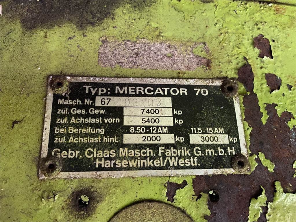 Mähdrescher des Typs CLAAS Mercator 70, Gebrauchtmaschine in Hemmet (Bild 12)