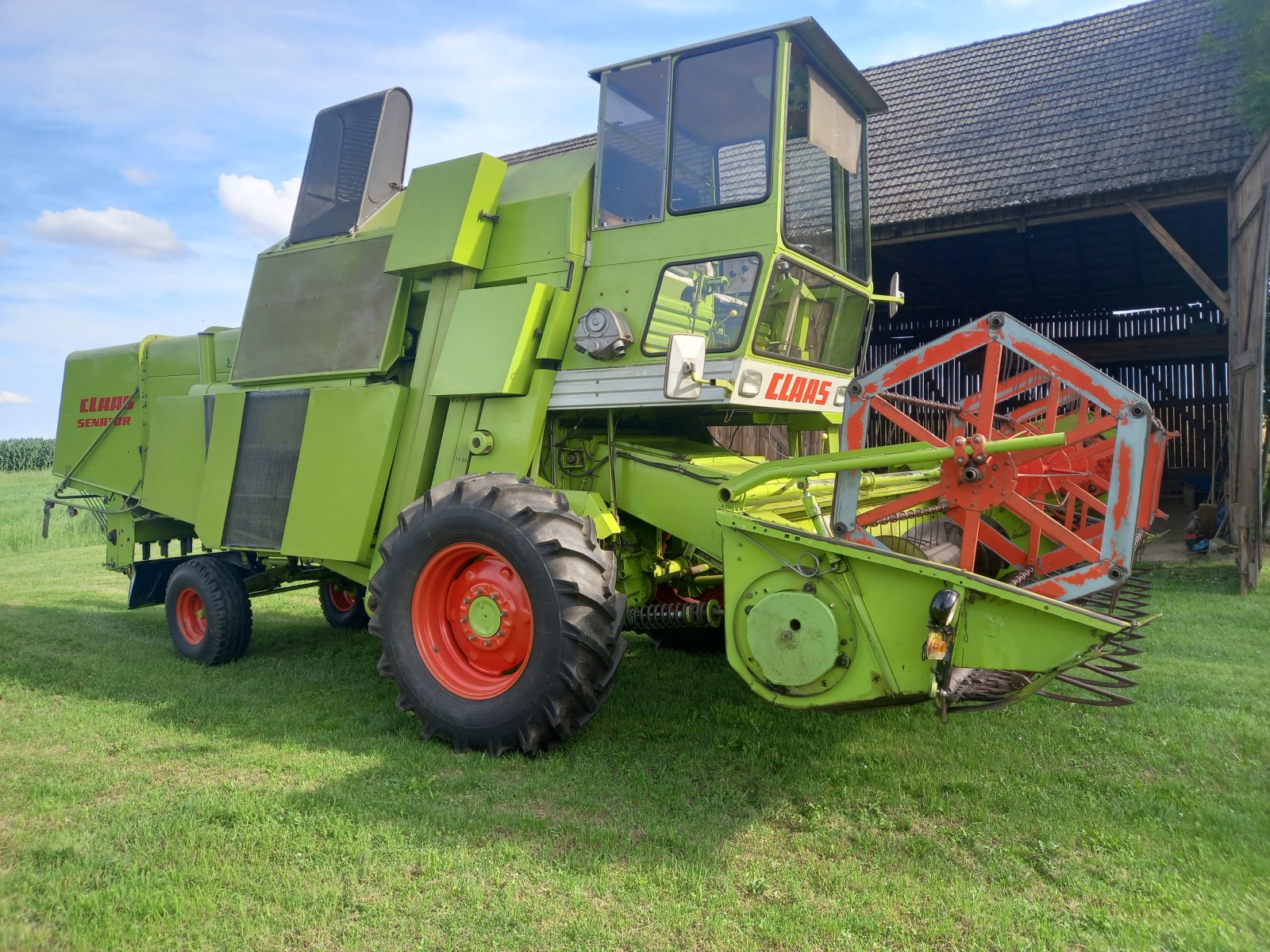 Mähdrescher des Typs CLAAS Senator, Gebrauchtmaschine in Vitis (Bild 3)