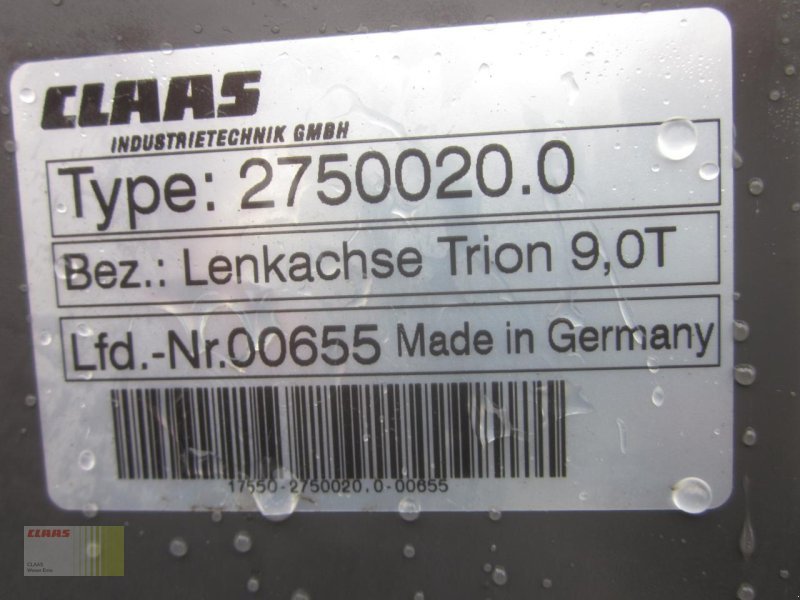 Mähdrescher του τύπου CLAAS TRION 520 – 660, 710 – 750, TT, Lenkachse, Achse,, Neumaschine σε Molbergen (Φωτογραφία 6)