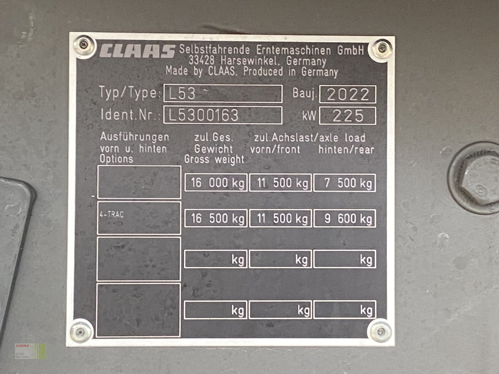 Mähdrescher des Typs CLAAS Trion 530, Gebrauchtmaschine in Vohburg (Bild 17)