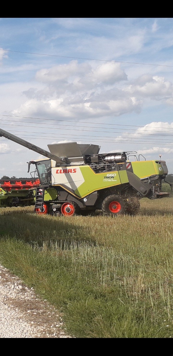 Mähdrescher des Typs CLAAS Trion 660, Gebrauchtmaschine in Alesheim (Bild 1)