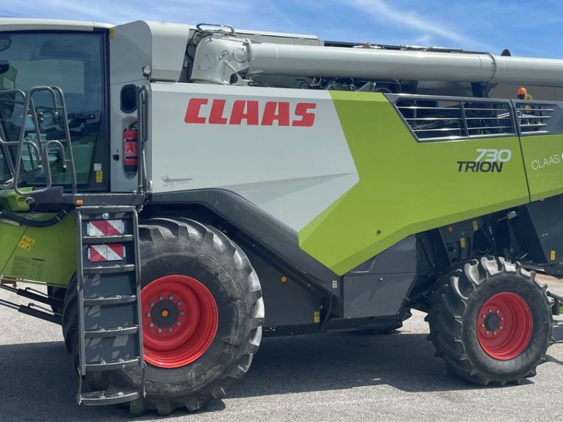 Mähdrescher des Typs CLAAS TRION 730, Vorführmaschine in Spillern (Bild 1)