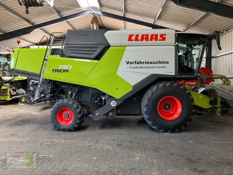 Mähdrescher des Typs CLAAS TRION 730, Vorführmaschine in Weddingstedt (Bild 1)